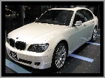 Bmw Seria 7, Salon, Biały, E66